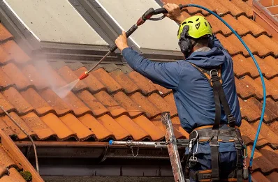 Démoussage et hydrofuge de toiture au Castelet